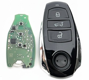 cheie VW Touareg 3 butoane cu cip 4A si placa electronica programabila
