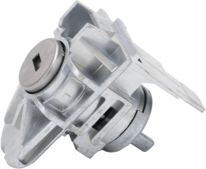 Cilindru incuietoare Ford Focus, vedere din spate cu prinderi si canal ax