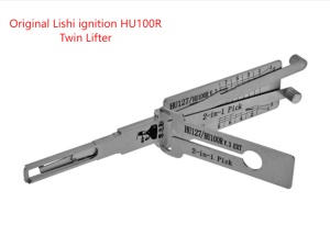 decodor auto Lishi HU100R HU127 2 in 1 pick decoder pentru BMW pe cutie de transport neagra