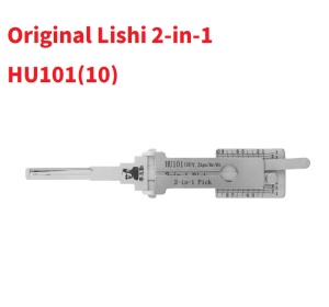 Decodor auto Lishi HU101 vedere frontala, pick si decoder yala auto