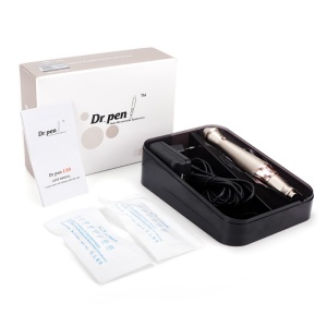 DermaPen Techstar® Dr Pen E30, 2 Capete de Rezerva, Ace Otel Inoxidabil, Corp Aliaj, Ergonomic, Regenerare Piele, Lifting, Viteza Reglabila, 5 Viteze, Roz - Img 6