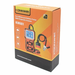 pachet complet tester auto Konnwei KW681 cu accesorii