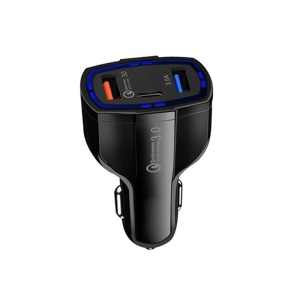 Incarcator Auto Techstar® Turbo Fast, 5V, 3.5A ,QC3.0, DUAL USB, Universal, Negru - Img 7