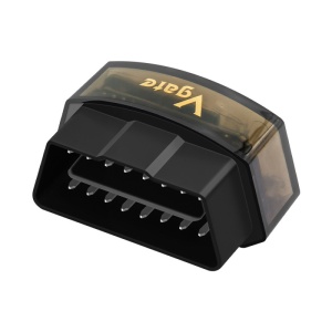 Vgate iCar Pro WiFi culoare neagra in suport alb