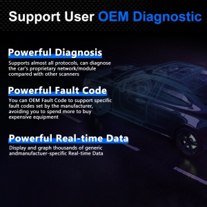 Compatibilitate vLinker MC cu Ford, GM, BMW, afisaj functii OBD2