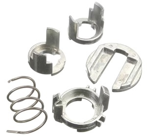 Kit reparatie incuietoare yala butuc usa fata Techstar, compatibil cu BMW X5 E53, X3 E83, stanga sau dreapta, metal, 7 piese, Echiv OE 51217035421 - Img 6