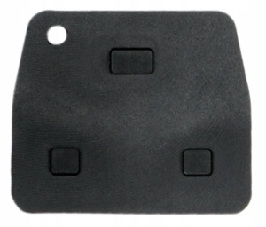 husa butoane cheie toyota 3 taste negru mat