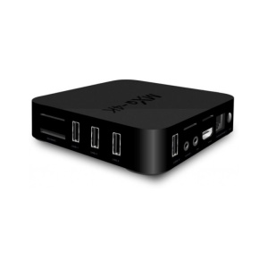 Mini PC Android MXQ UltraHD 4K carcasa neagra vedere de sus