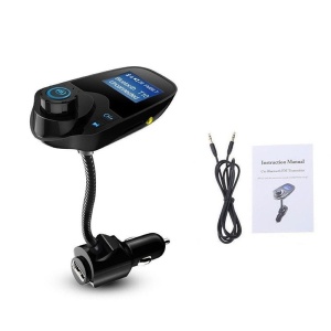 Modulator FM Techstar® T10, Wireless, Bluetooth 4.2, Microfon Integrat, Quick Charge, Afisare Voltaj, Slot MicroSD, AUX - Img 7