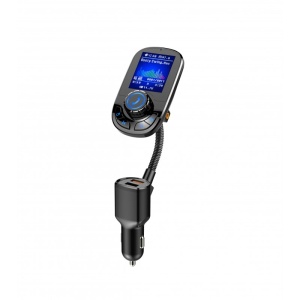 Modulator FM Techstar® T61, Ecran TFT, Wireless, Bluetooth 4.2, Microfon Integrat, Quick Charge 3.0, Slot MicroSD, AUX IN/OUT - Img 4