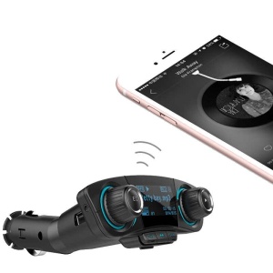 Modulator Transmitator FM Auto Techstar®, BT-06 Bluetooth 5.0, MP3 Player cu dublu USB, MicroSD si Jack 3.5mm - Img 8