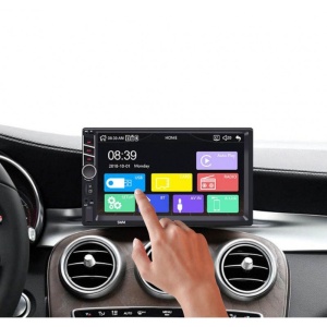 MP5 Player Techstar® 7055, 2DIN, Camera Marsarier, Ecran HD Touch 7", Comenzi Volan, Telecomanda, MirrorLink, Bluetooth 4.2 - Img 3