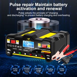 Functie Pulse Repair pentru regenerarea si intretinerea bateriilor plumb-acid cu redresor inteligent