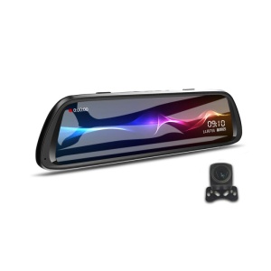 Resigilat Camera Video Auto Oglinda DVR Dubla FullHD Techstar® K62, Unghi 170°, Display IPS LED 10", Nightvision, Wide Range, cu Microfon - Img 9