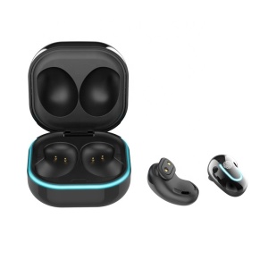 Resigilat Casti Smart Techstar® S6SE Mini, Display Inteligent, Wireless, Bluetooth V5.1, Touch, 200mAh, pentru iPhone Xiaomi Huawei, Samsung, Negru - Img 1