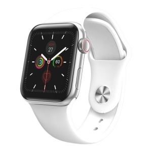 Resigilat Ceas Smartwatch Techstar® W58Pro Argintiu, 1.3 inch IPS, Monitorizare Temperatura, Sedentarism, Bluetooth, IP65 - Img 1