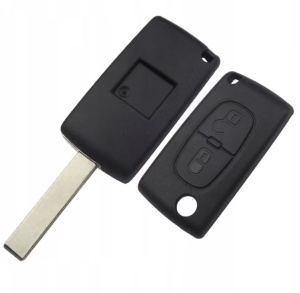 carcasa cheie citroen peugeot techstar cip id46 compatibila 2006 2011