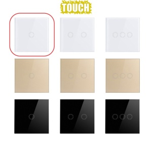 Resigilat Intrerupator Touch Techstar®, Sticla Securizata, Design Modern, Iluminare LED, 1 Faza, Alb - Img 7