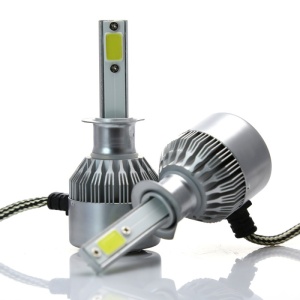 Resigilat Set 2 LED-Uri Auto Techstar® C6, H1, 36w, 3800 Lumeni, 6500K, AUTO, 12-24 Volti, COB - Img 4