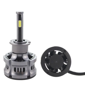 Resigilat Set 2 LED-uri Auto Techstar® N8, H3, 50w, 5500 Lumeni, 3000K-8000K, AUTO, 12-24 Volti, COB, Canbus, Radiator Aluminiu - Img 4