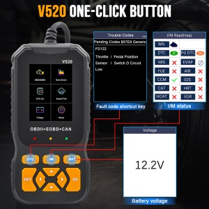 Scanner V520 cu cablu si manual incluse