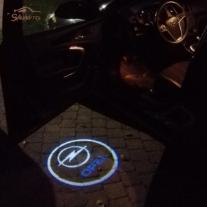 Siglă LED portiere Opel - 2 piese, iluminare personalizată, calitate superioară
