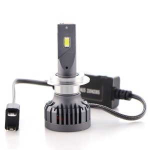 Set 2 LED-uri Auto Techstar® P16, H7, 75w, 10000 Lumeni, 6500K, AUTO, 12-24 Volti, CSP, Canbus, Miez Cupru, Radiator Aluminiu - Img 4