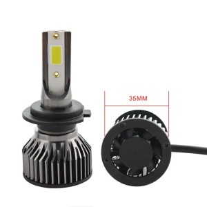 Set 2 LED-uri Auto Techstar® V6, H7, 40w, 4000 Lumeni, 6500K, AUTO, 12-24 Volti, COB, Canbus, Radiator Aluminiu - Img 4
