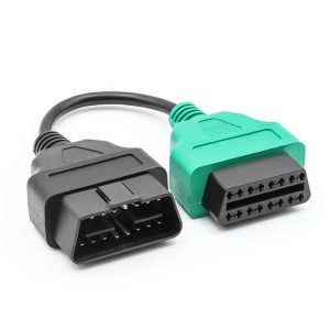 adaptor verde diagnoza auto Techstar OBD2 compatibil MultiECUScan Fiat Alfa Romeo Lancia