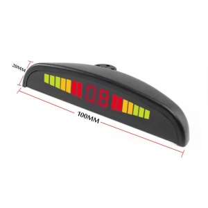Set Senzori parcare auto detector parktronic display radar monitor 4 senzori NEGRU - Img 8