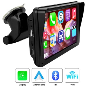 Sistem Multimedia Techstar® Apple Carplay/Android 7094P, Ecran Tactil, 7 Inch 1080P Full HD, Bluetooth, Mirror Link/Card TF/USB/AUX, Negru - Img 6