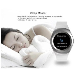 Smartwatch BT, Techstar® Y1 Display 1.54", Compatibil Android si IOS, Alb - Img 5