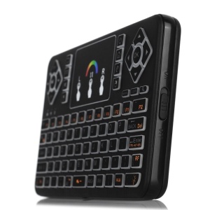 Tastatura Wireless Techstar® Q9 Iluminata RGB , QWERTY, Plug&Play, Tochpad, Tastatura, Mouse - Img 10