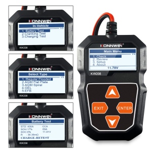 kit complet konnwei kw208 cu ambalaj, tester si cabluri