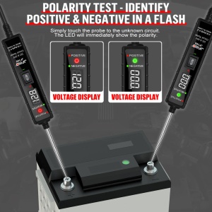 Tester electric auto JFIND JF100 cu protectie la suprasarcina si alarma sonora