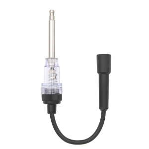 Tester scânteie montaj în serie pe firul de bujie, vedere laterală