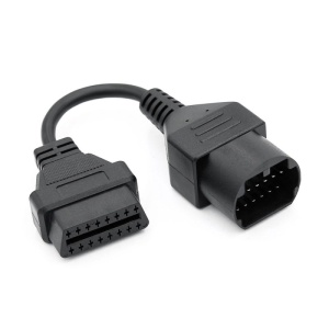 Adaptor Mazda, mufă 17 pini la conector OBD2, cablu scurt flexibil