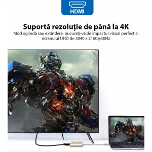 Hub multifunctional Techstar DJ3IN1 pentru prezentari si gaming