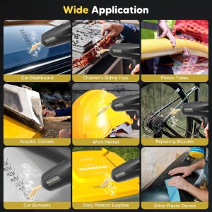 Aparat sudura plastic Techstar 200W aplicatii reparatie plastic auto bare carenaje clipsuri