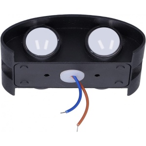 Aplica Exterior Techstar® LED Light C20, Putere 4W, A+, Rezistenta la Apa si Praf, Alb Rece, 6000K, Aluminiu, Negru - Img 3