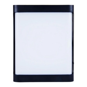 aplica LED exterior Techstar EX10 negru cu rama subtire si lumina rece