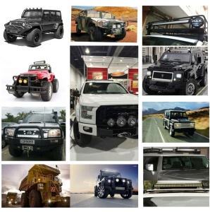 Bara Proiectoare LED Auto Offroad Techstar® Tch3, Putere Reala 40W, 12V-24V, 6000K, IP67, 59 cm, Flood Beam, Negru - Img 6