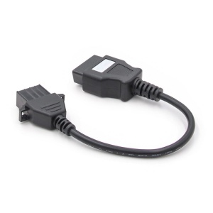Cablu scurt adaptor Volvo 8 pini la OBD2, conectori detaliați