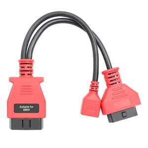 Adaptor OBD2 rosu compatibil BMW F10 F20 cu cablu flexibil