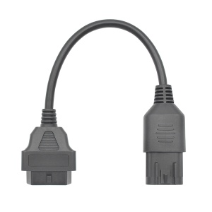 Cablu adaptor OBD2 la 8 pini Polaris, ambele mufe in cadru