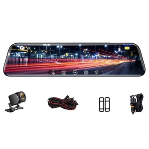 Camera Auto Dubla Tip Oglinda, Techstar® D50, 10" Touch, Full HD, Camera Marsarier - Img 2