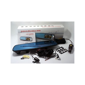 Camera Video Auto Discreta tip Oglinda cu Doua Camere Full HD Fata/Spate Techstar® L9000, Model Slim 9mm Grosime - Img 9