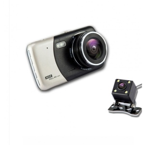 Camera Video Auto Dubla Techstar® T810 FullHD Cu Functia WDR si Ecran IPS 4inch - Img 1