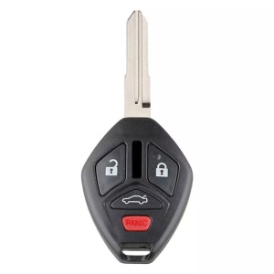 lama cheie auto compatibila cu carcasa techstar mitsubishi 4 butoane, model pliabil