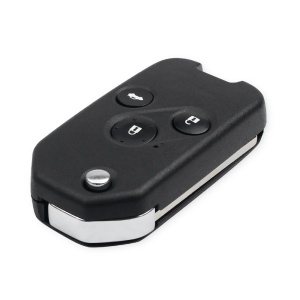 Carcasa cheie auto pliabila Techstar compatibila cu Honda Accord Civic CR-V Pilot Fit vedere oblica pliat